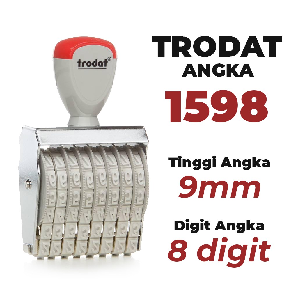 

Stempel Trodat Angka 1598 - 8 Digit 9 mm