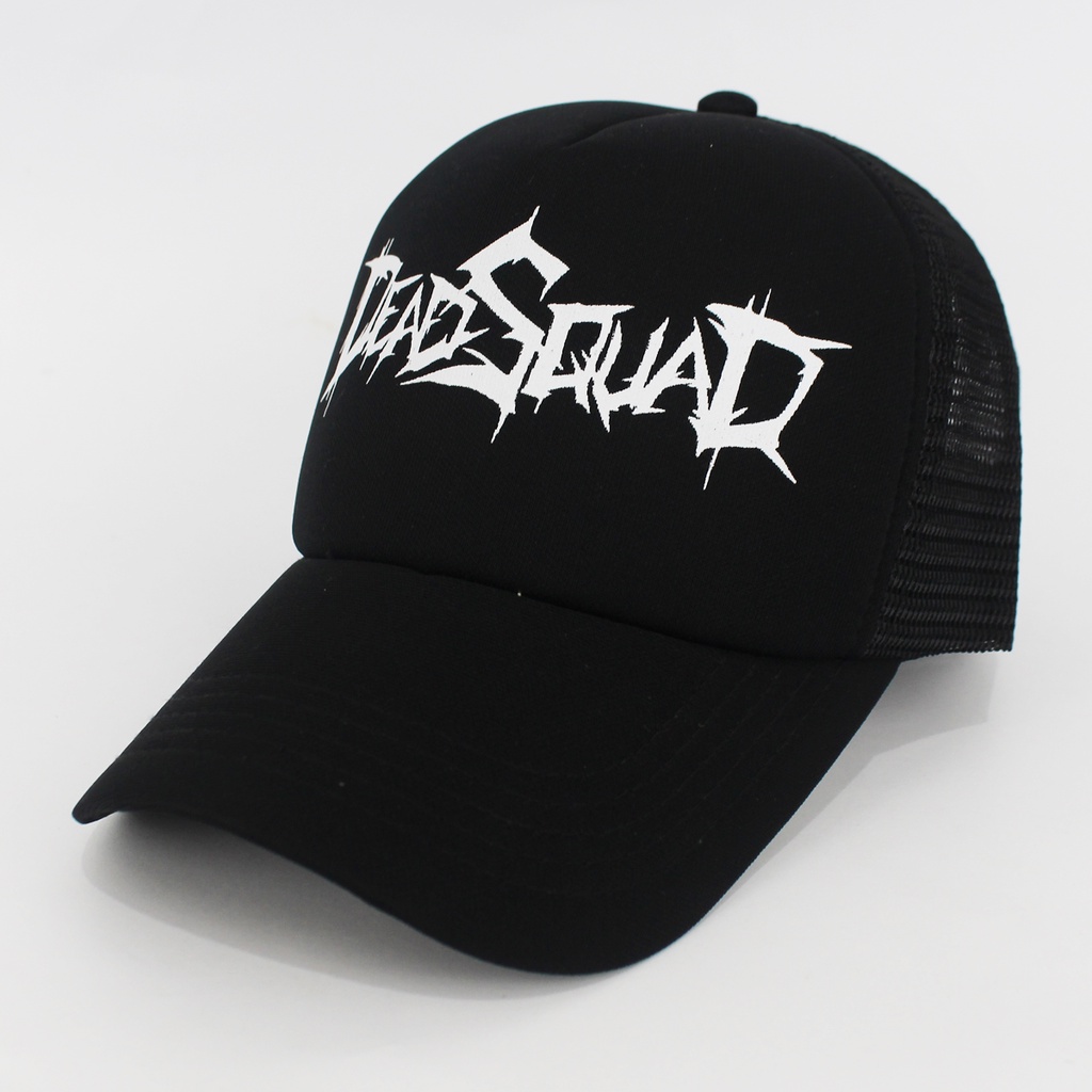 TOPI MUSIK UNDERGROUND - TOPI MUSIK DEADSQUAD 02 - SNAP BACK MUSIK - TOPI PRIA - SNAP BACK PRIA - TRUCKER PRIA - MUSIK JERUJI - HELLPRINT - SERINGAI