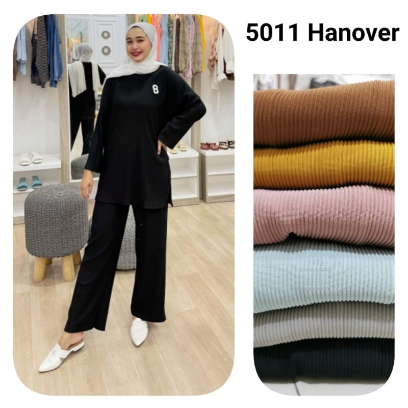 5011 SET OVERSIZE HANOVER BY CLARKE - SET KNIT / SETCEL KNIT HANOVER / SETELAN CLARKE. / SET KNIT