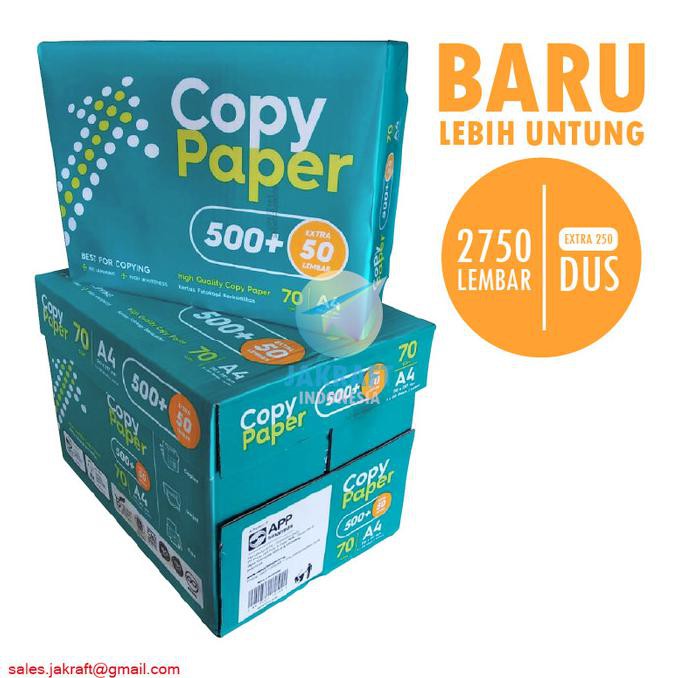 

Gojek - Kertas HVS A4 70 Gram COPY PAPER Sinar Dunia Paper One