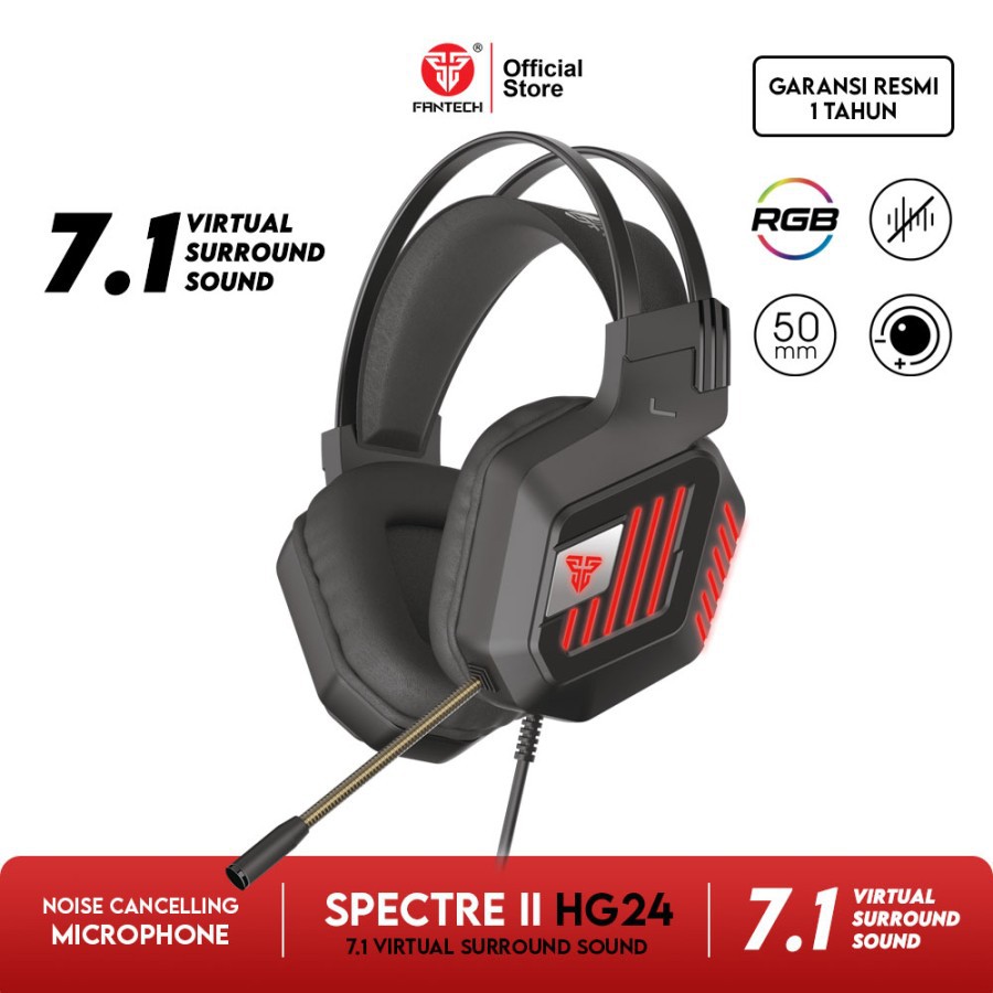 Fantech SPECTRE II HG24 7.1 Virtual Surround Sound Headset Gaming