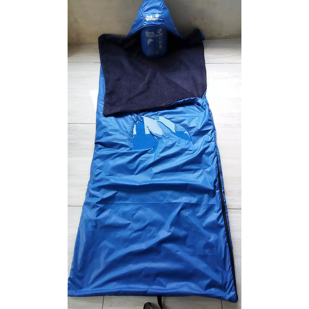 【Bisa COD】 Sleeping Bag 3 Layer Polar Dacron Tebal 4 OZ + Bantal Angin Bestway` Kantong Tidur Dakron