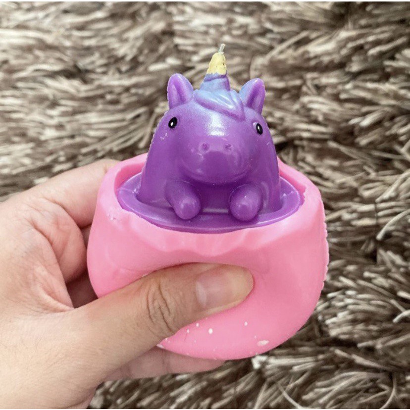 Squishy Unicorn Egg Squeeze Telur Mainan Anak New Shell Tupai Fidget Toys Pop It Squirrel Cheese Rat Kids Toy Stress Relieve