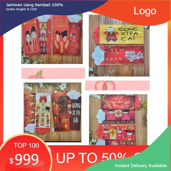 

10 pcs angpao Imlek jumbo 7x19