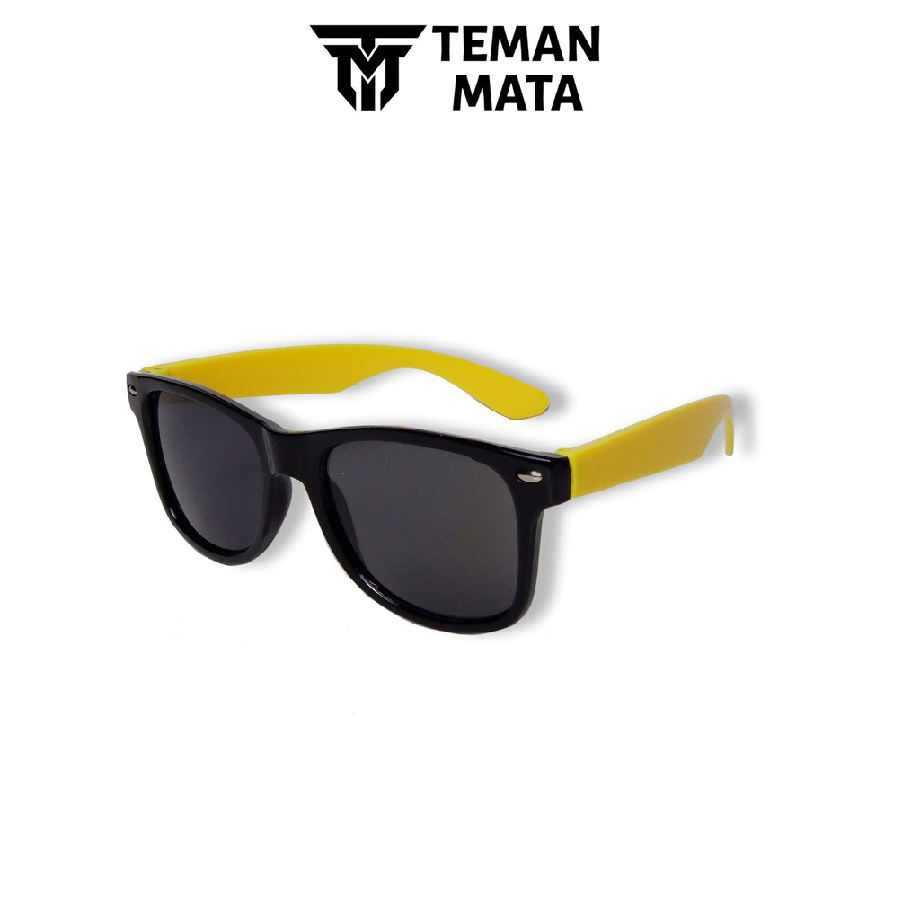 Kaca Mata Anak New Trend Fashion Anak Kotak Gaya Anti Uv400-Hitam Frame Pink