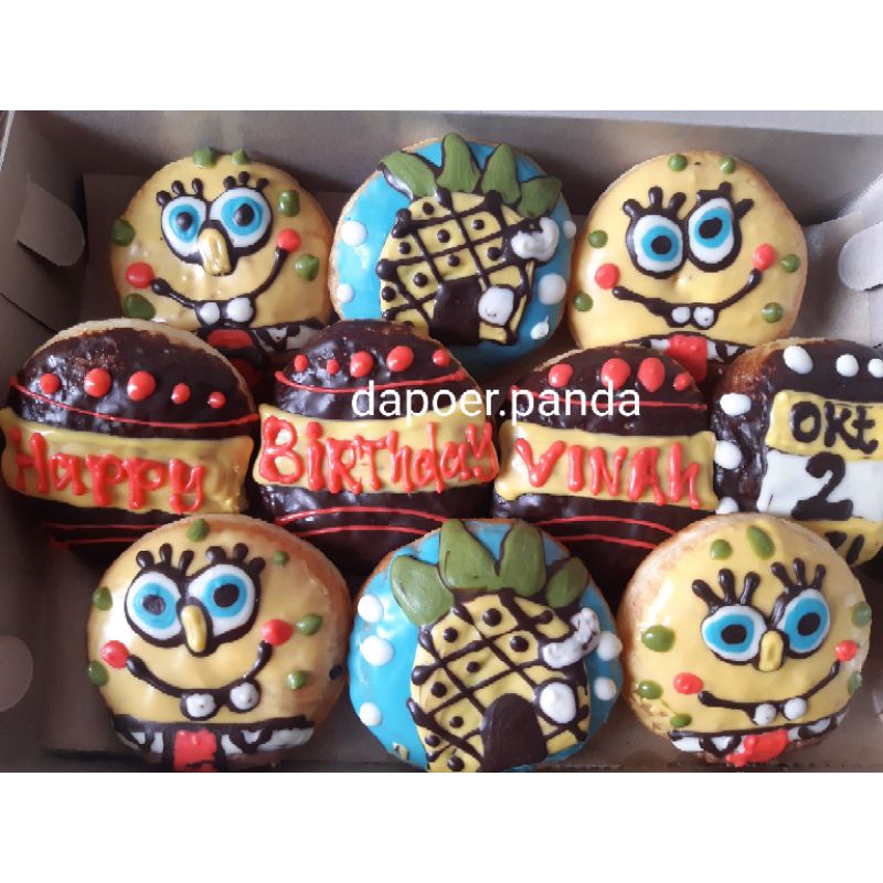 

DONAT HIAS /DONAT LUKIS/DONAT KARAKTER DONAT MENUL ISI 10