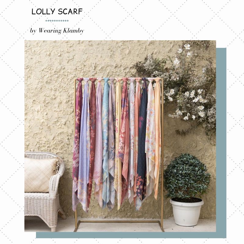 Wearing Klamby - Lolly Scarf