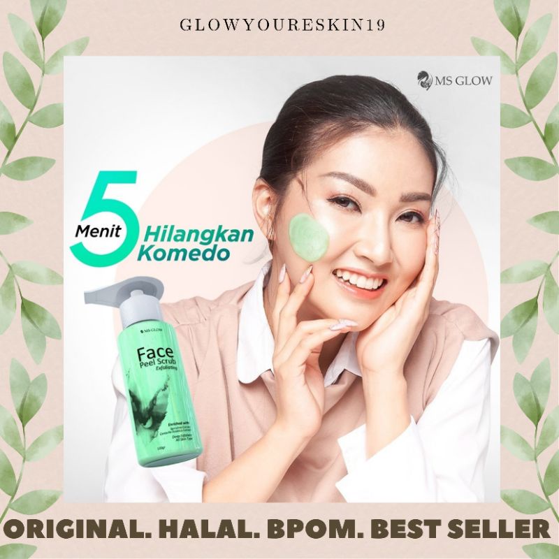 PEEL SCRUB MS GLOW 5 MENIT ANGKAT KOMEDO