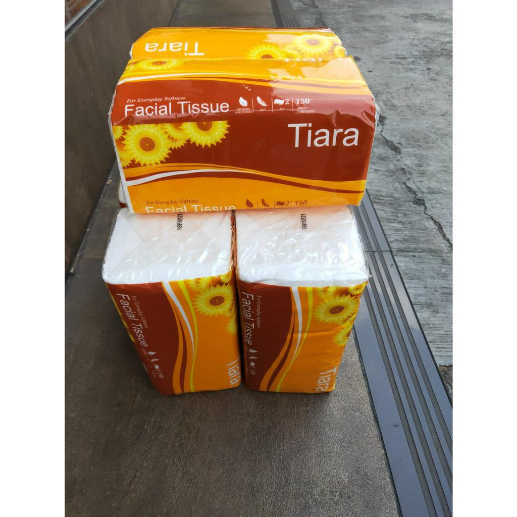 Tissue Tiara Facial 2 Ply isi 150 Sheet/ 180 Sheet/ 250 Sheet / 1000 Sheet/ Tisu Wajah/ Tissue Lembut