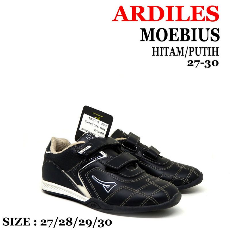 Sepatu ARDILES MOEBIUS Size 27-30 - Sepatu Sekolah Anak Laki-laki