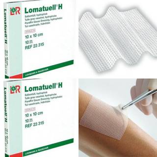 Lomatuell H 10cm x 10cm Kasa  jaring steril untuk  