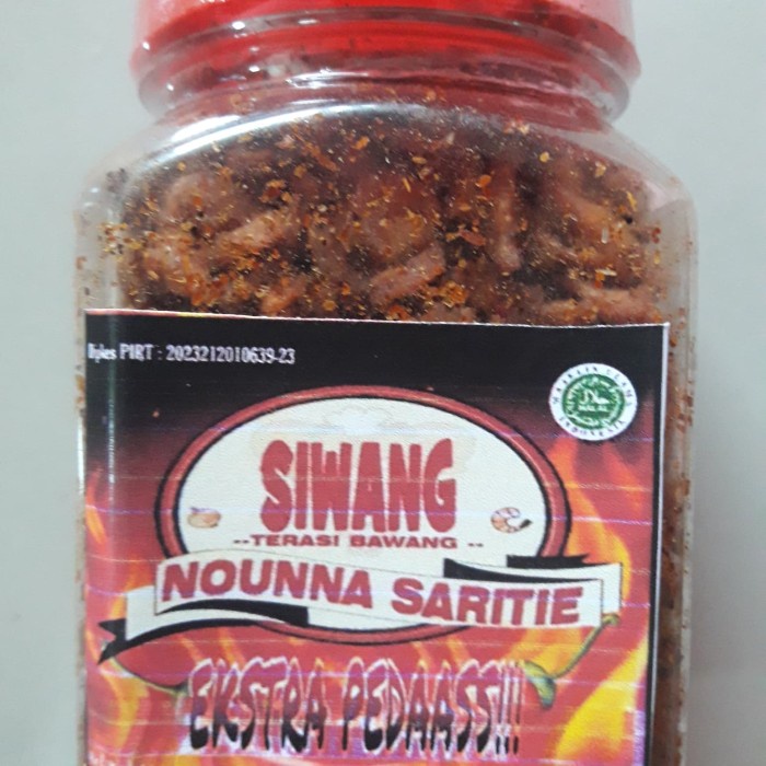 

ds001vv Siwang Nounna Saritie Toples 170Gram/Terasi Bawang Khas Indramayu Fsfs201