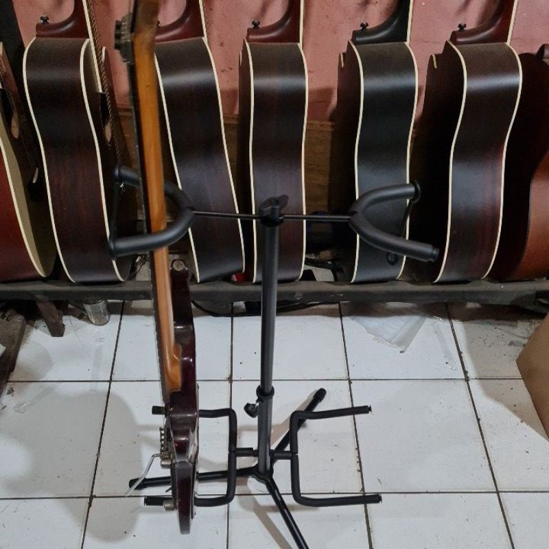 stand stend gitar bass double isi 2