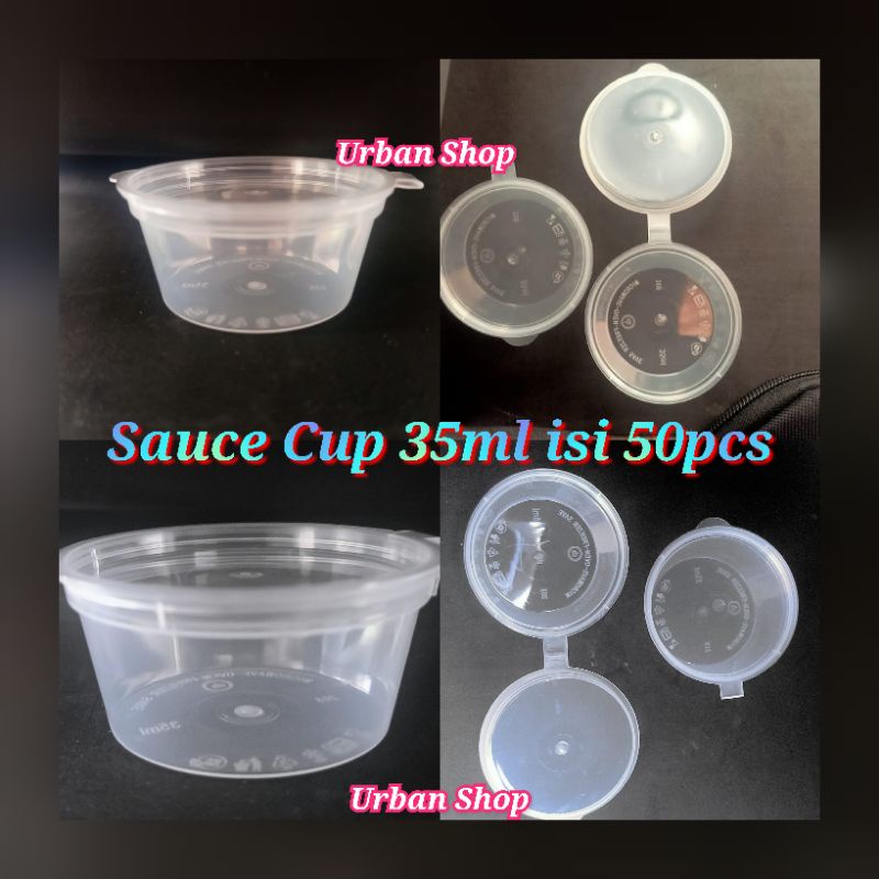 Jual Sauce Cup 35ml isi 50pcs Murah Shopee Indonesia