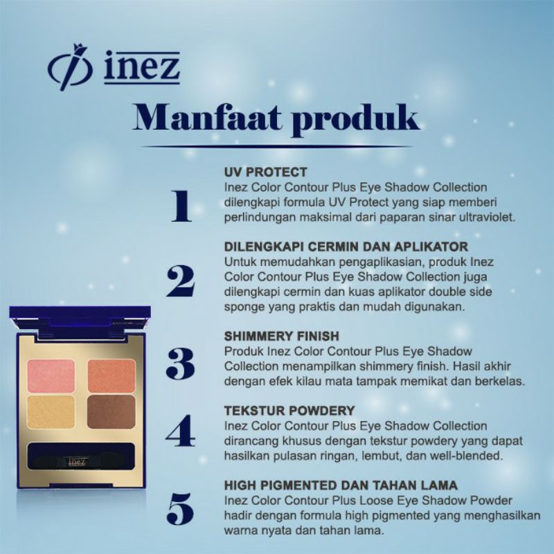 Inez eyeshadow collection