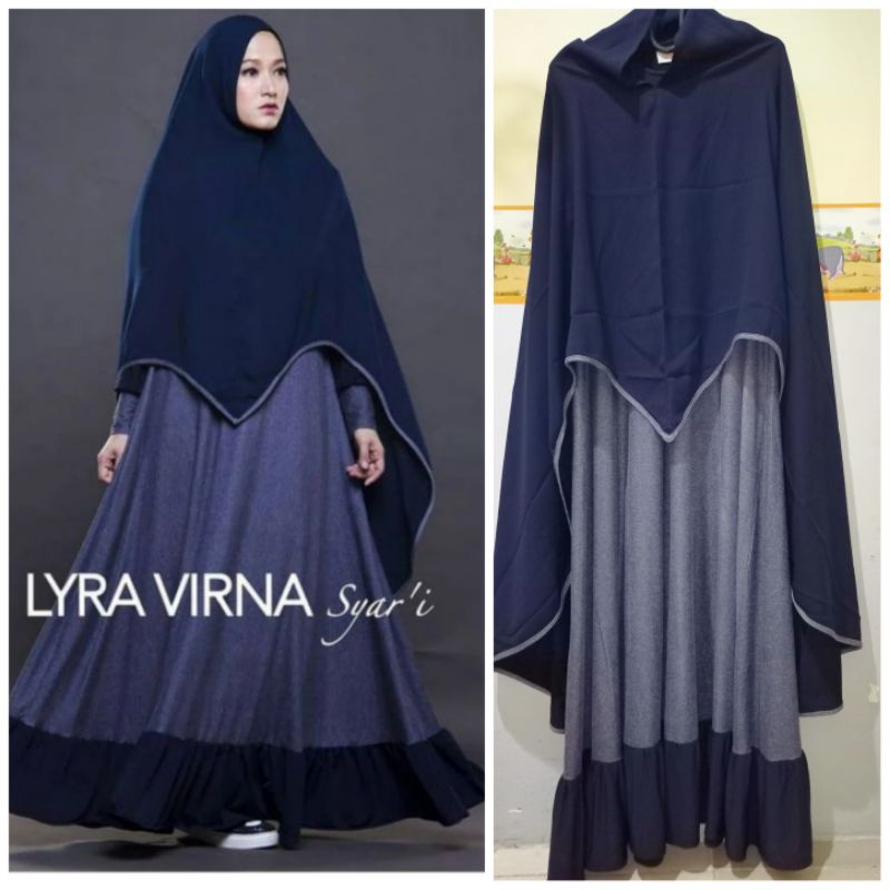 preloved gamis set lebaran lyra virna
