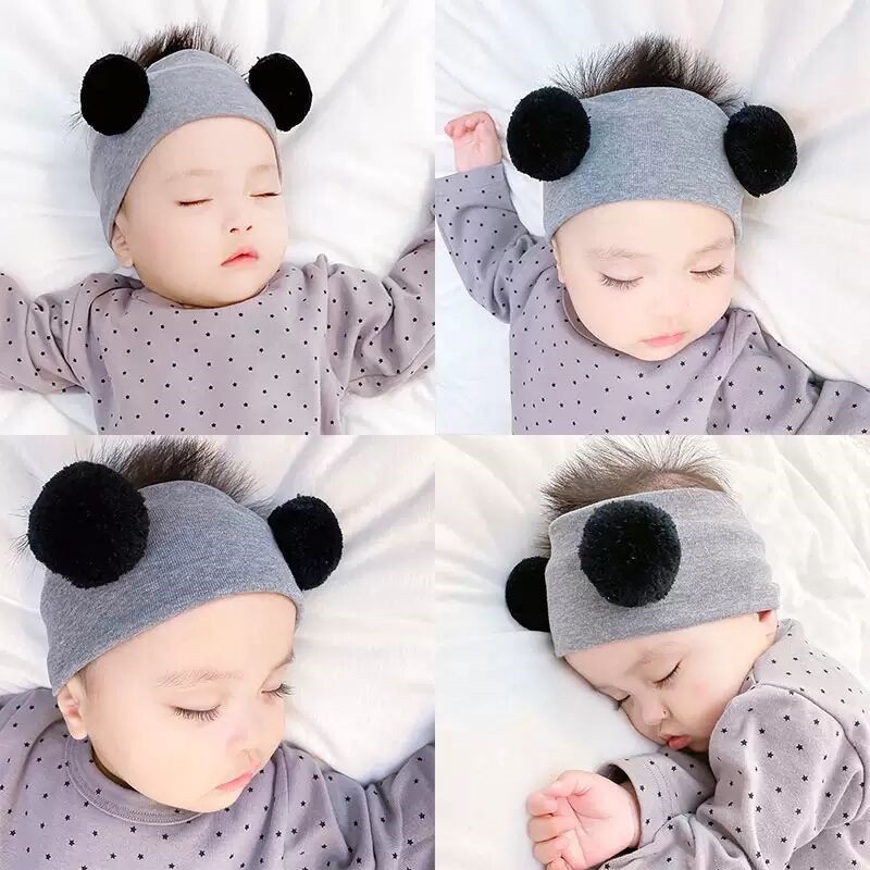 [1KG 40PCS] Babyland Bandana Model Pom Pom/ Headband Pom Pom Untuk Anak Cowok ataupun Cewek Unisex