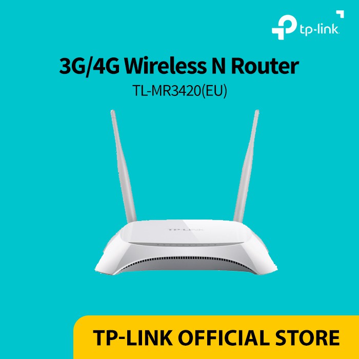 TP-LINK TL-MR3420 300Mbps 3G/4G Wireless N Router - White