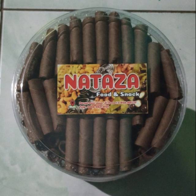 

Wafer roll coklat