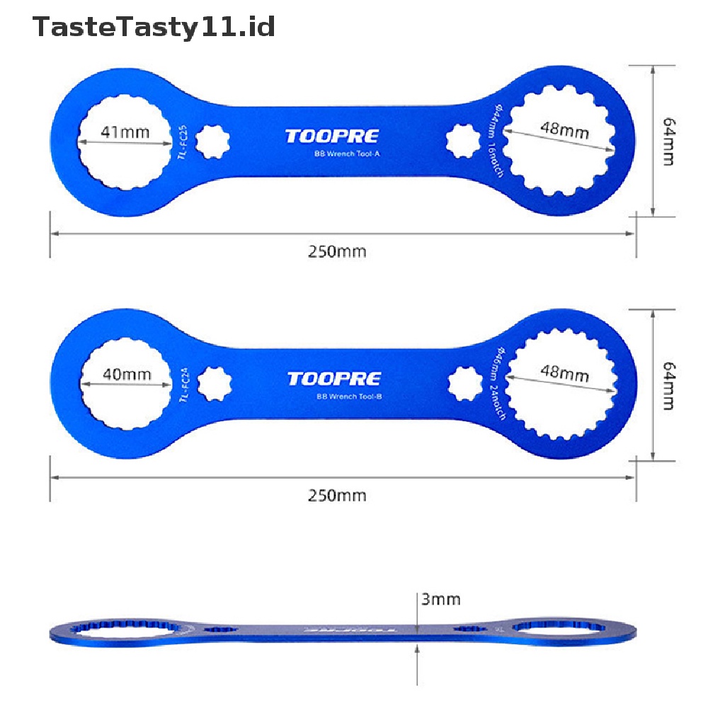 Tastetasty Kunci Pas BBR60 Multifungsi Untuk Reparasi Bottom Bracket Sepeda