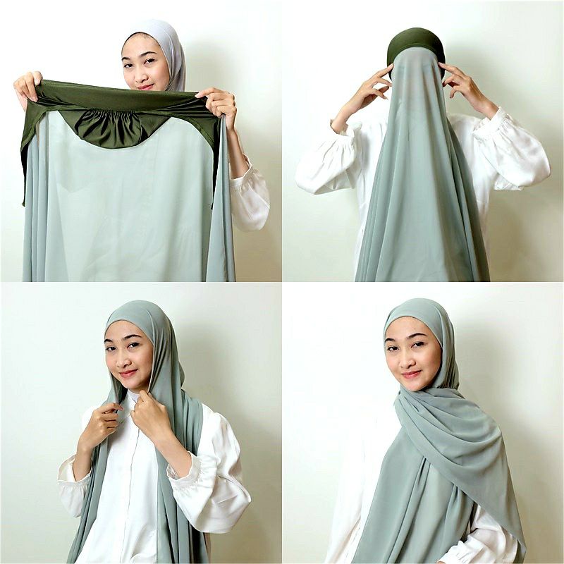 New pashmina  Inner Ciput Tali/PASHMINA 2IN1 INNER/ PASHMINA INNER CERUTY BABYDOLL TERBARU HARGA TERMURAH