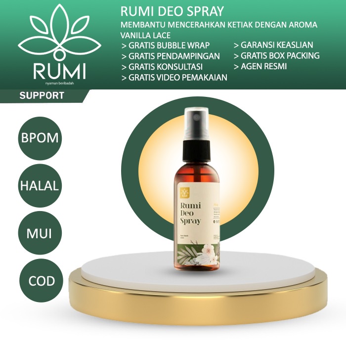 Jual Rumi Deo Spray 60 ml Deodorant Pengharum Badan Parfum Ketiak