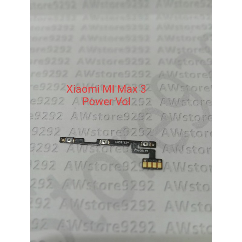 Flex Flexibel Flexible Power On Off VOLUME XIAOMI MI MAX 3