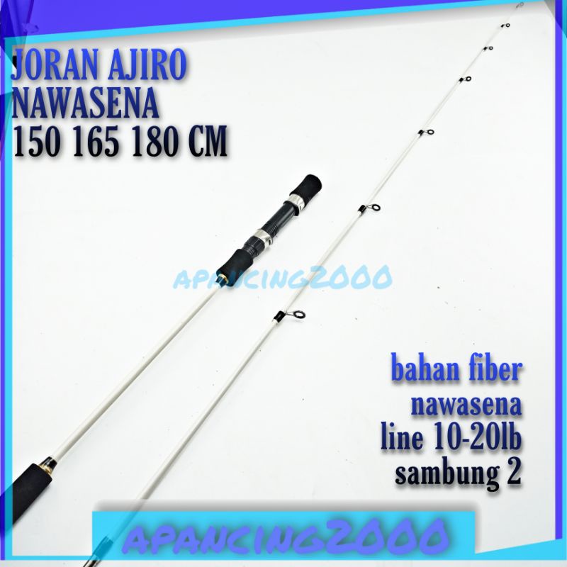 joran pancing jigging fiber solid Ajiro Nawasena 165 180 COD joran murah