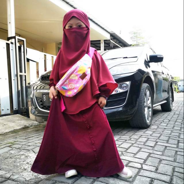 KIRANA KIDS KHAIRANA/BERGO/JILBAB/KHIMAR ANAK/SYARI