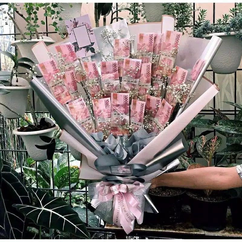 Souvenir Uang Mahar 100rb Asli