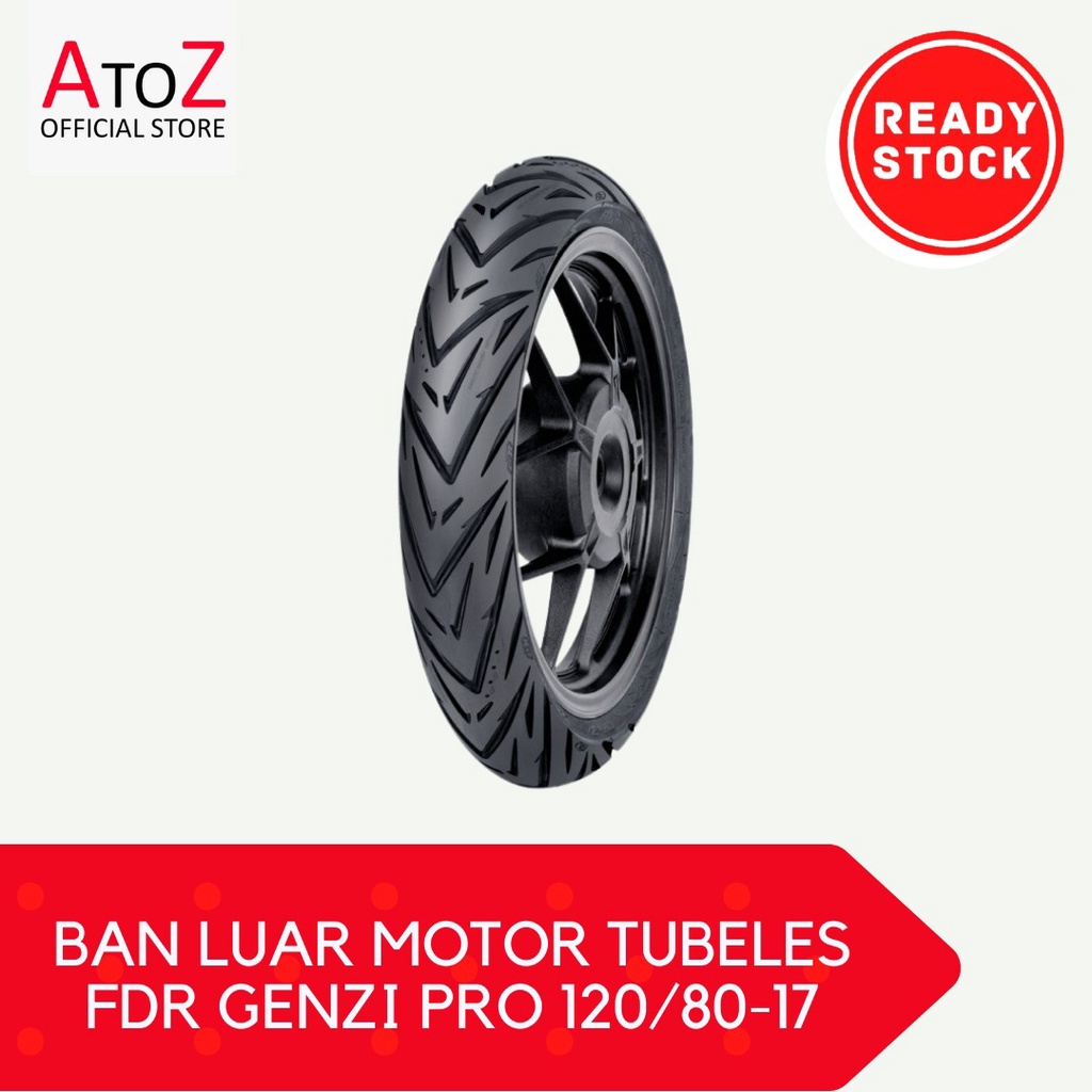 Ban luar motor FDR GENZI PRO 120/80-17 Tubeless - Ban Luar sepeda motor FDR GENZI PRO