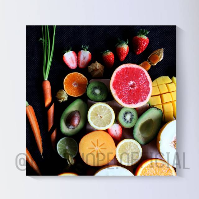 Hiasan Dinding Dapur Kitchen Wall Decor Poster Buah Sayur Wall Decor Murah Shopee Indonesia