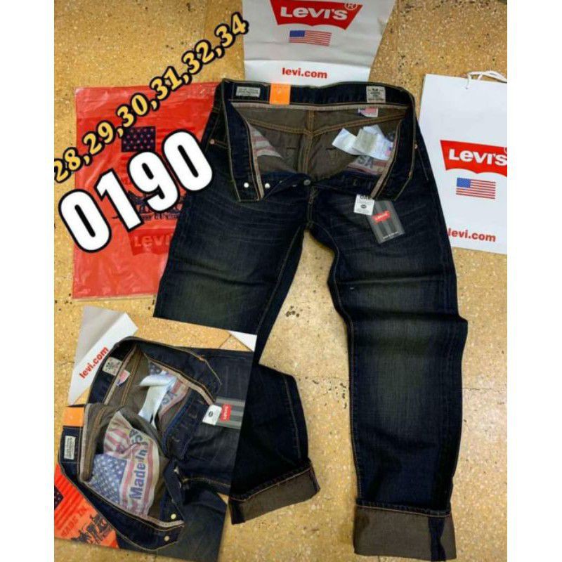  celana  jeans  panjang Levi s 501 ORIGiNAL full kancing  