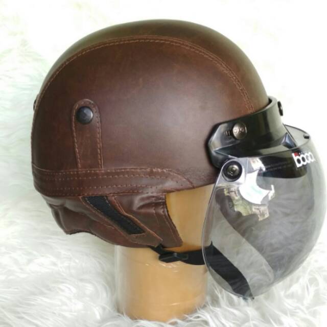 Helm Kulit SNI Club Coklat