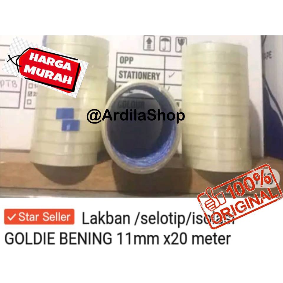

Lakban Selotip Isolasi Goldie Bening