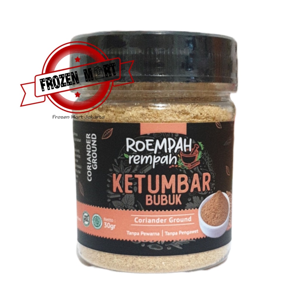 ROEMPAH REMPAH Ketumbar Bubuk Murni Asli / Coriander Powder 30Gr