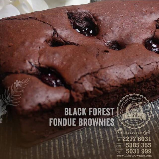 

Black Forest Fondue Brownies