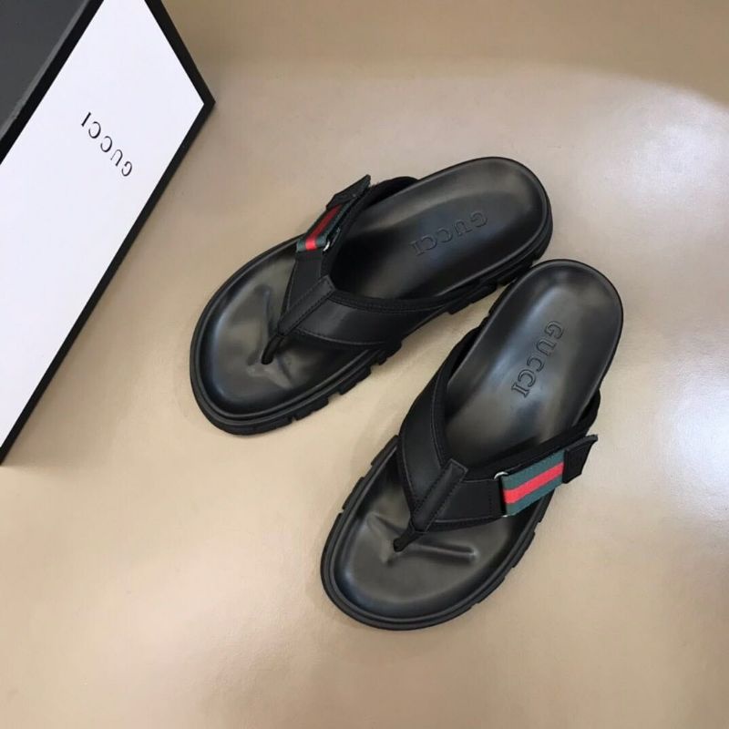 sandal pria jepit gucci gg gc sendal cowok branded New model mirror quality