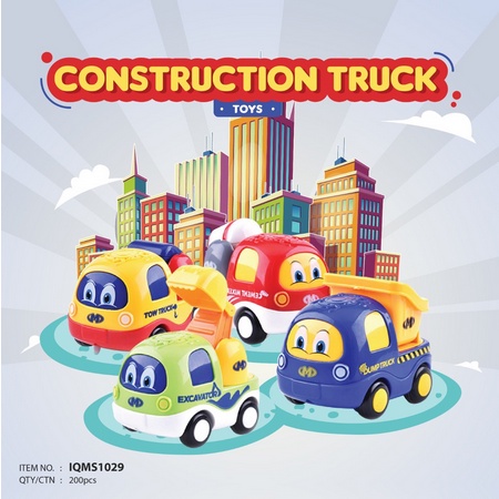 MAI606 IQANGEL LIGHT AND SOUND CONSTRUCTION TRUCK TOYS IQMS1029