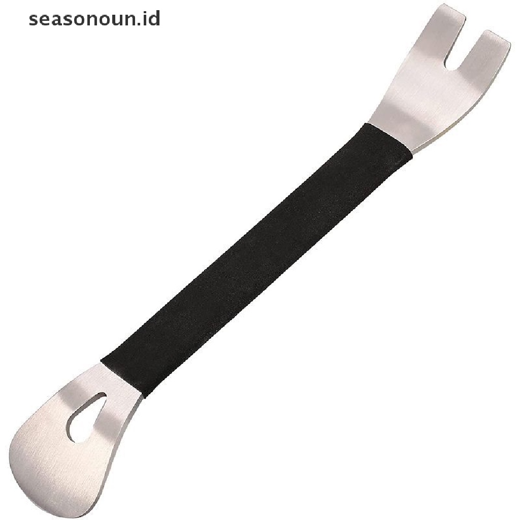 【seasonoun】 Car Trim Removal Tool Stainless Steel Durable Two-end Trim Removal Level Pry .