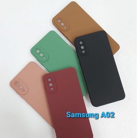 Case Pro Camera Soft Matte With Camera Protector 9D Samsung A02 A03S A03 A03core