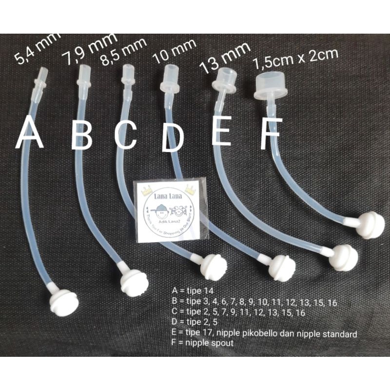 Universal weighted straw (UWS). sedotan penghubung universal. sedotan bawah