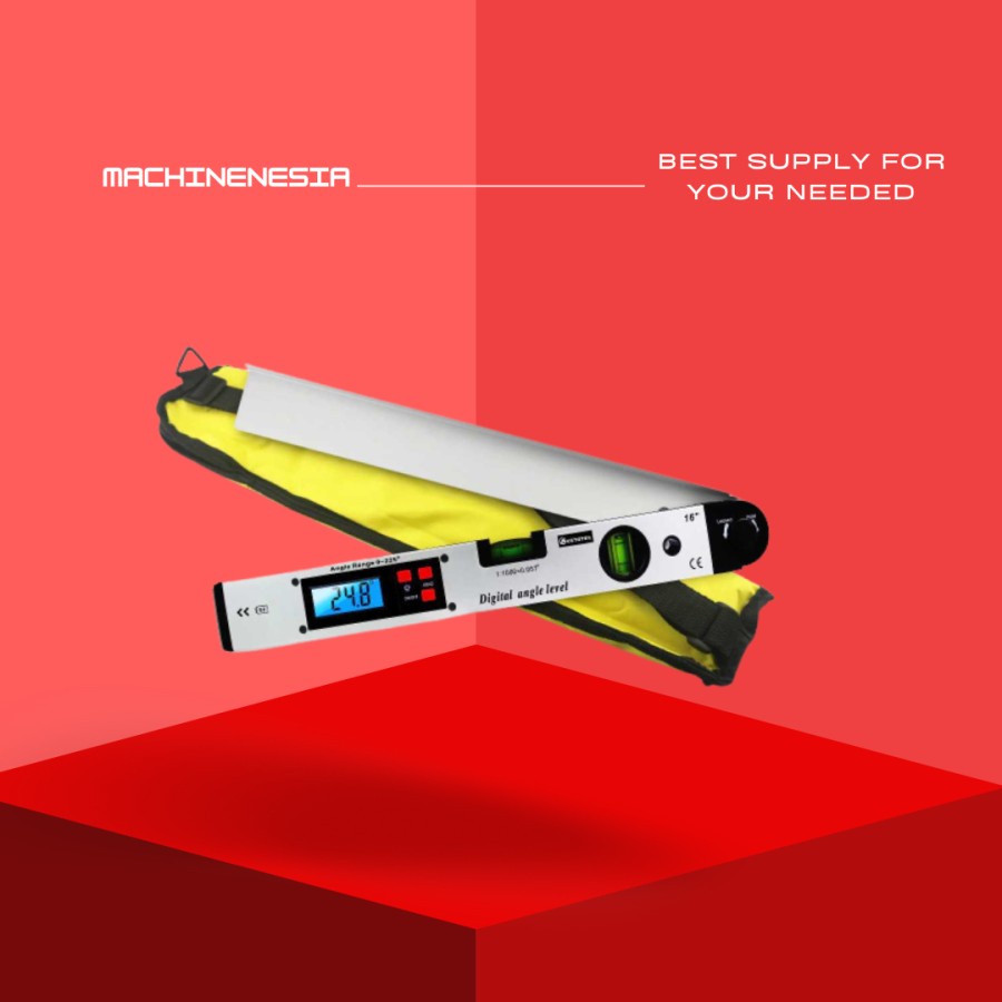 WATERPASS DIGITAL MULTIFUNGSI + PENGGARIS SIKU SUDUT INCLINOMETER