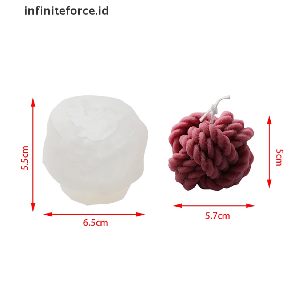 (Infiniteforce.Id) Cetakan Sabun / Lilin / Gypsum Diy Bahan Silikon