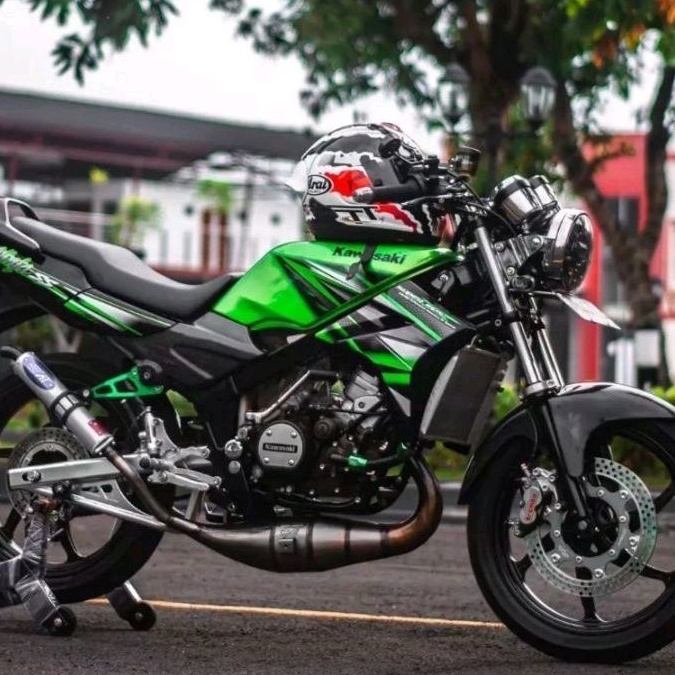 STRIPING STIKER NINJA SS TAHUN 2013 HIJAU STIKER KAWASAKI NINJA SS 2013 HIJAU
