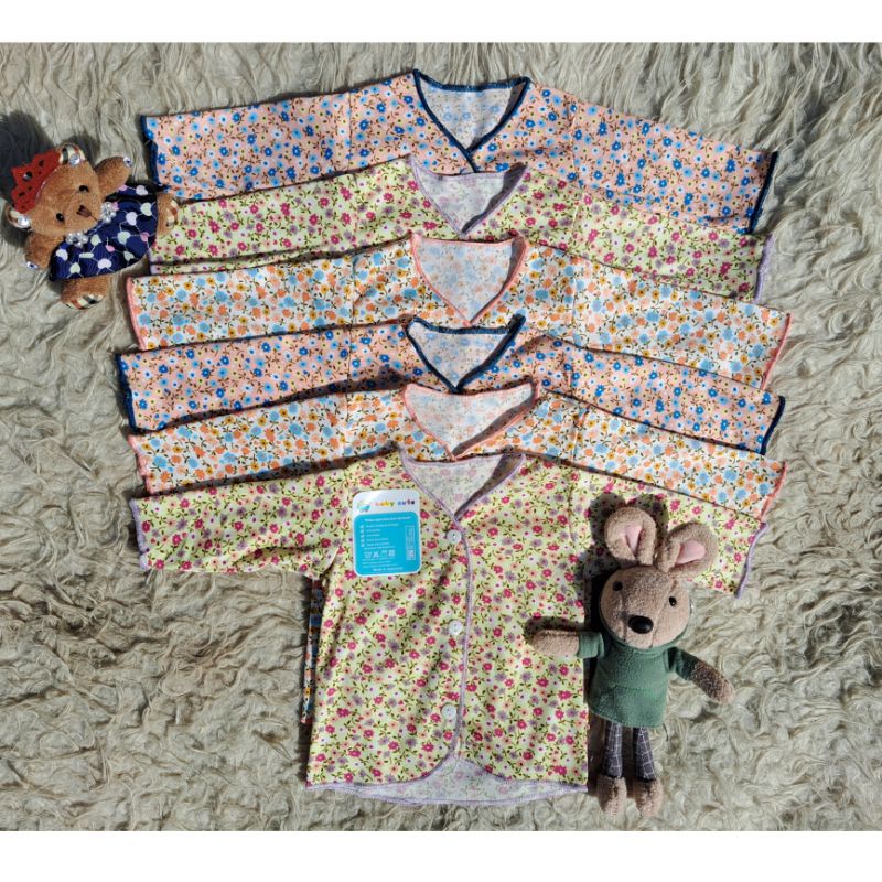 Paket Baju Bayi celana bayi Printing korean Look 9 pcs SNI promo 9.9