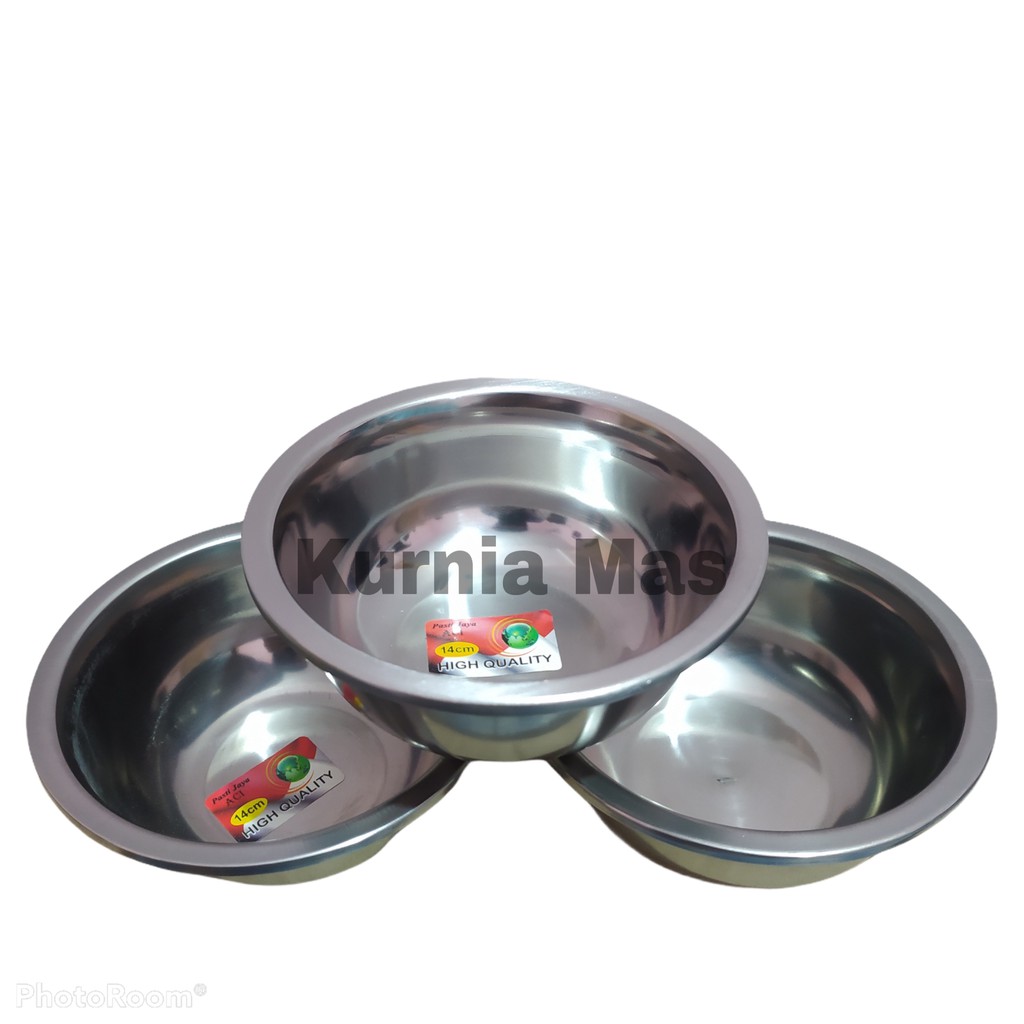 Mangkok Stainless Tebal Baskom Stainless Kecil 12 CM | Mangkok Stainless