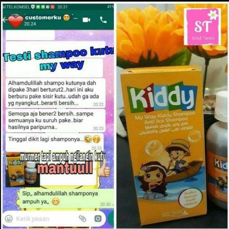 MYWAY kiddy shampoo..