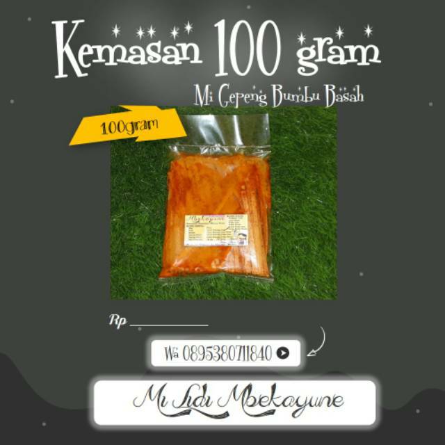 

(NEW) Mi Gepeng Bumbu Basah