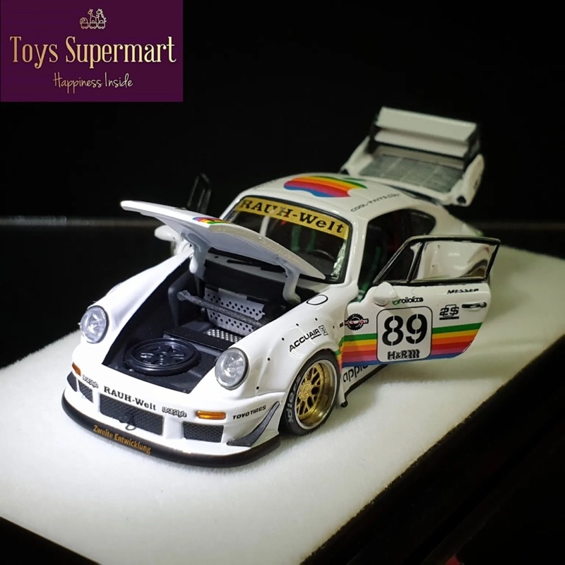 Diecast Tarmac 1:64 PGM Porsche RWB 930 APPLE